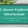 7 Klasse Mittelschule Englisch Bayern